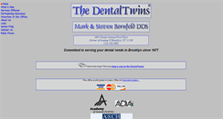 Desktop Screenshot of dentaltwins.net